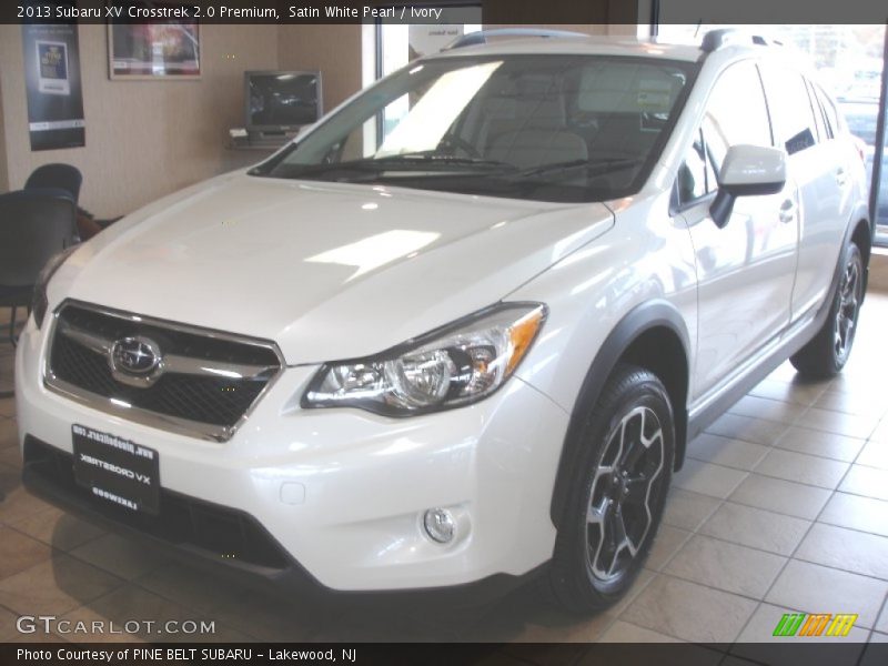 Satin White Pearl / Ivory 2013 Subaru XV Crosstrek 2.0 Premium