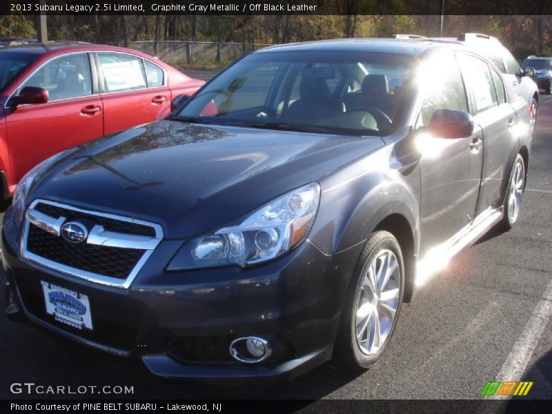 Graphite Gray Metallic / Off Black Leather 2013 Subaru Legacy 2.5i Limited