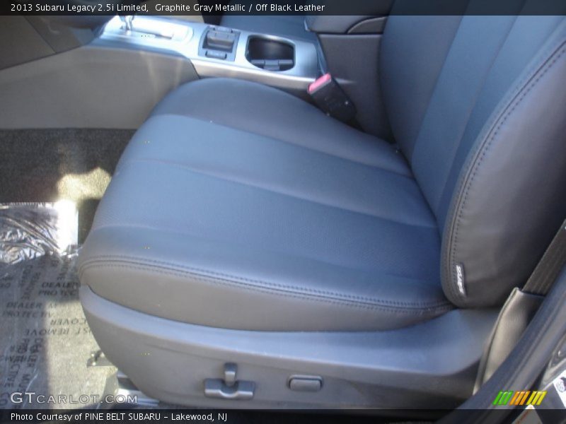 Graphite Gray Metallic / Off Black Leather 2013 Subaru Legacy 2.5i Limited