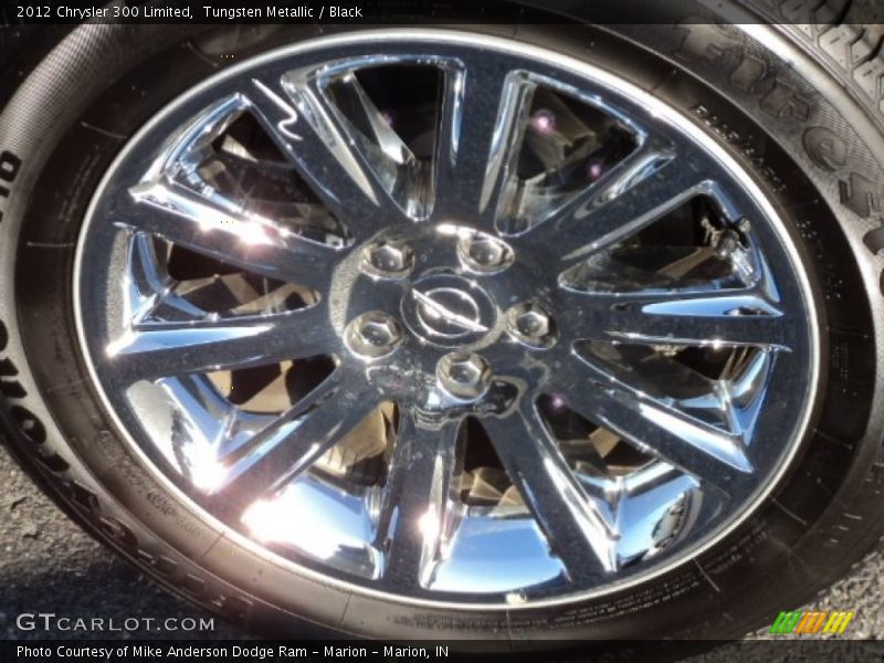 Tungsten Metallic / Black 2012 Chrysler 300 Limited