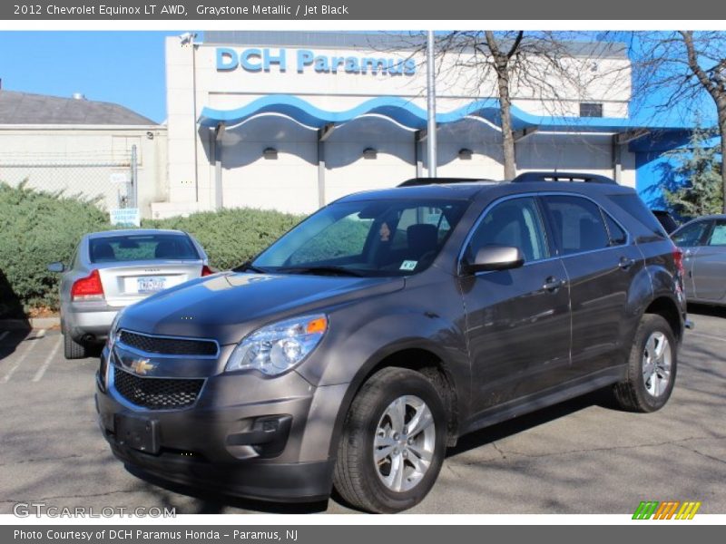 Graystone Metallic / Jet Black 2012 Chevrolet Equinox LT AWD