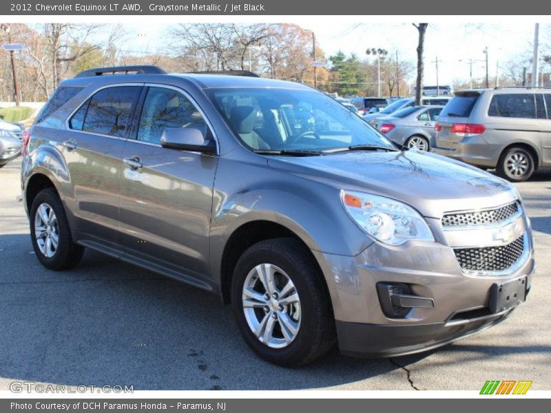 Graystone Metallic / Jet Black 2012 Chevrolet Equinox LT AWD