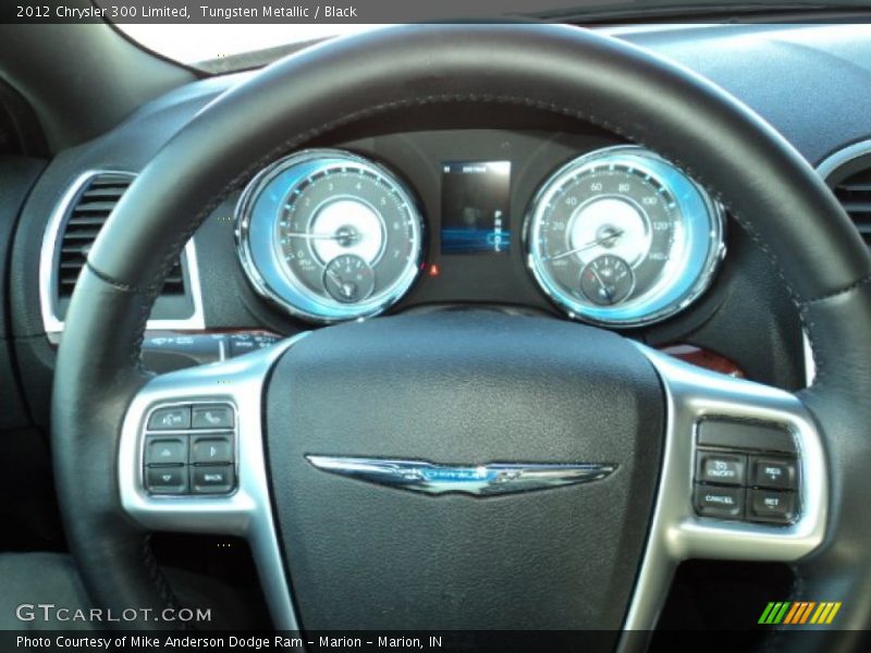 Tungsten Metallic / Black 2012 Chrysler 300 Limited