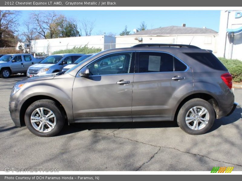 Graystone Metallic / Jet Black 2012 Chevrolet Equinox LT AWD