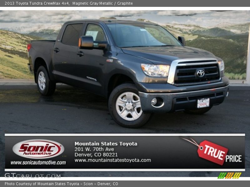 Magnetic Gray Metallic / Graphite 2013 Toyota Tundra CrewMax 4x4