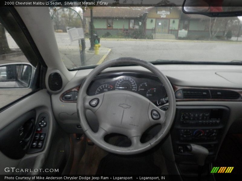 Silvermist Metallic / Gray 2000 Chevrolet Malibu LS Sedan