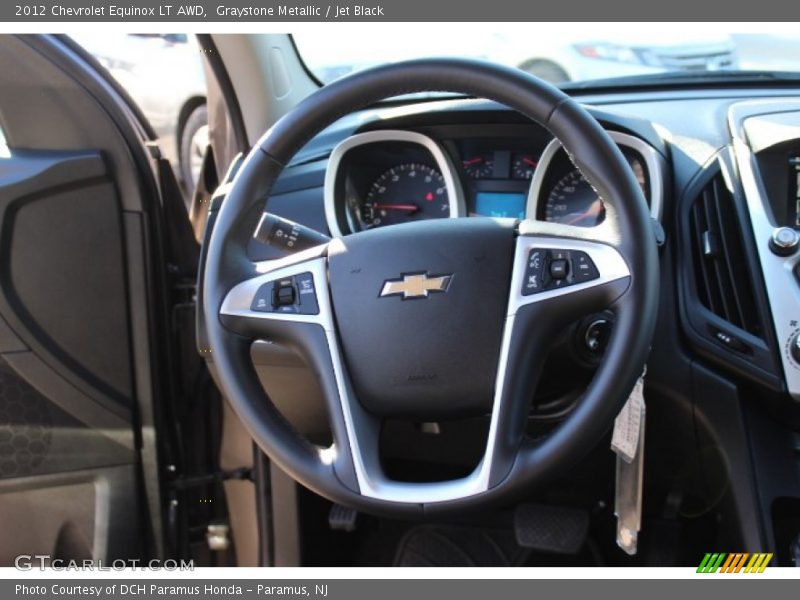 Graystone Metallic / Jet Black 2012 Chevrolet Equinox LT AWD