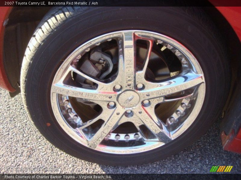 Barcelona Red Metallic / Ash 2007 Toyota Camry LE
