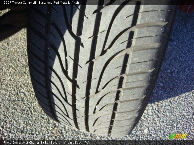 Barcelona Red Metallic / Ash 2007 Toyota Camry LE