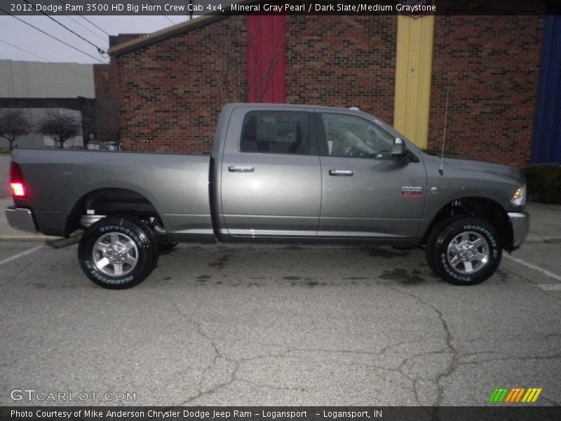 Mineral Gray Pearl / Dark Slate/Medium Graystone 2012 Dodge Ram 3500 HD Big Horn Crew Cab 4x4