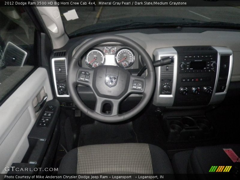 Mineral Gray Pearl / Dark Slate/Medium Graystone 2012 Dodge Ram 3500 HD Big Horn Crew Cab 4x4