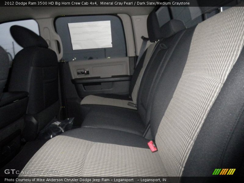 Mineral Gray Pearl / Dark Slate/Medium Graystone 2012 Dodge Ram 3500 HD Big Horn Crew Cab 4x4