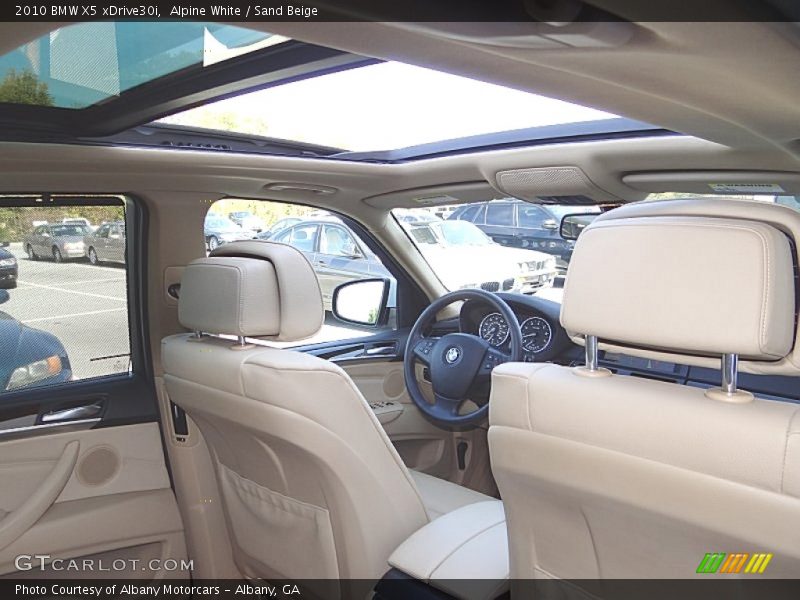 Alpine White / Sand Beige 2010 BMW X5 xDrive30i