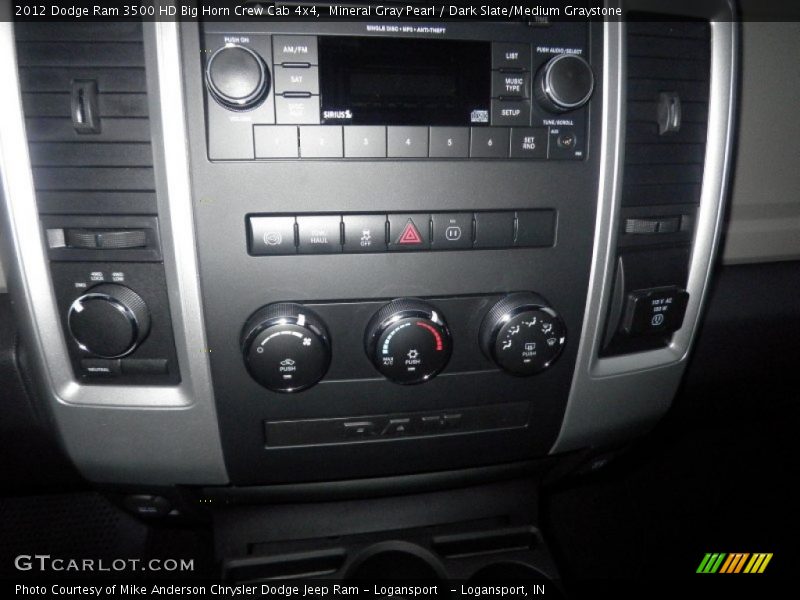 Mineral Gray Pearl / Dark Slate/Medium Graystone 2012 Dodge Ram 3500 HD Big Horn Crew Cab 4x4