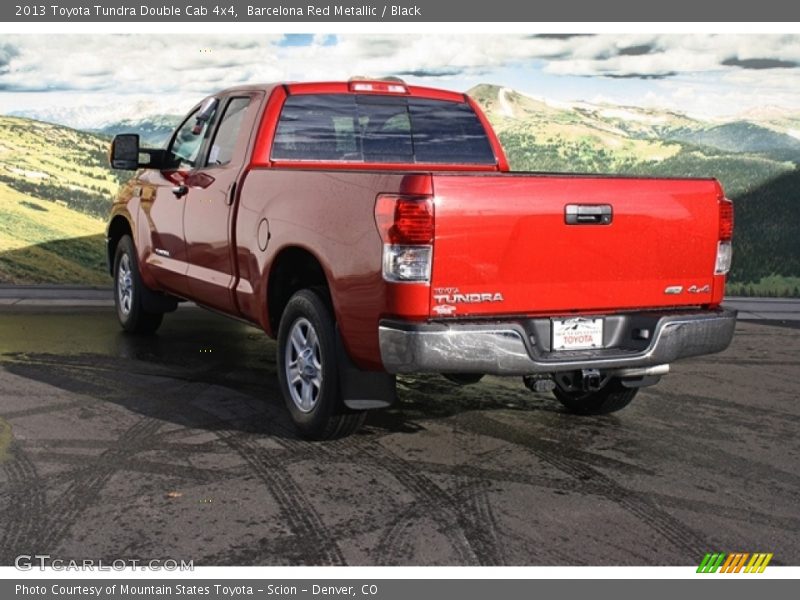 Barcelona Red Metallic / Black 2013 Toyota Tundra Double Cab 4x4