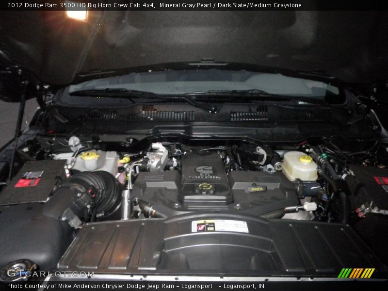 Mineral Gray Pearl / Dark Slate/Medium Graystone 2012 Dodge Ram 3500 HD Big Horn Crew Cab 4x4