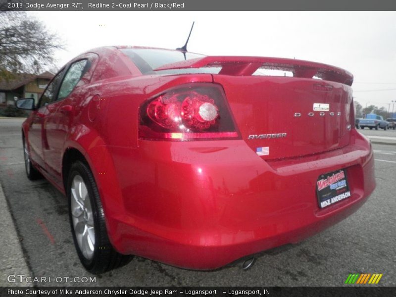 Redline 2-Coat Pearl / Black/Red 2013 Dodge Avenger R/T