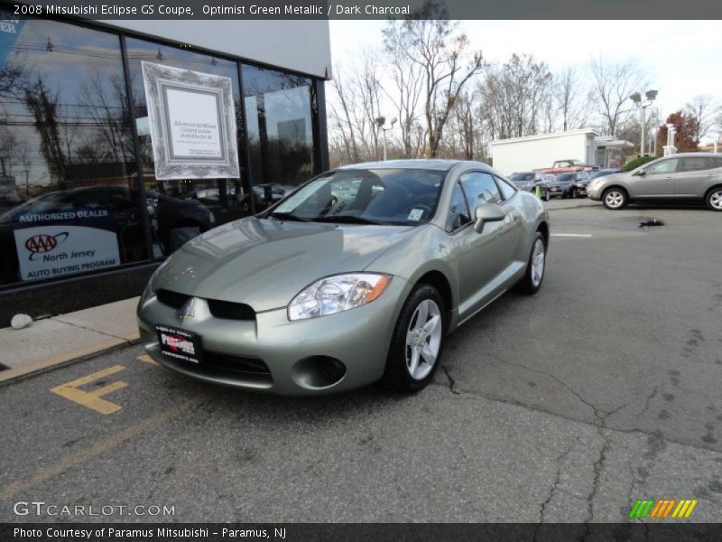 Optimist Green Metallic / Dark Charcoal 2008 Mitsubishi Eclipse GS Coupe