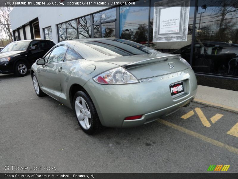 Optimist Green Metallic / Dark Charcoal 2008 Mitsubishi Eclipse GS Coupe