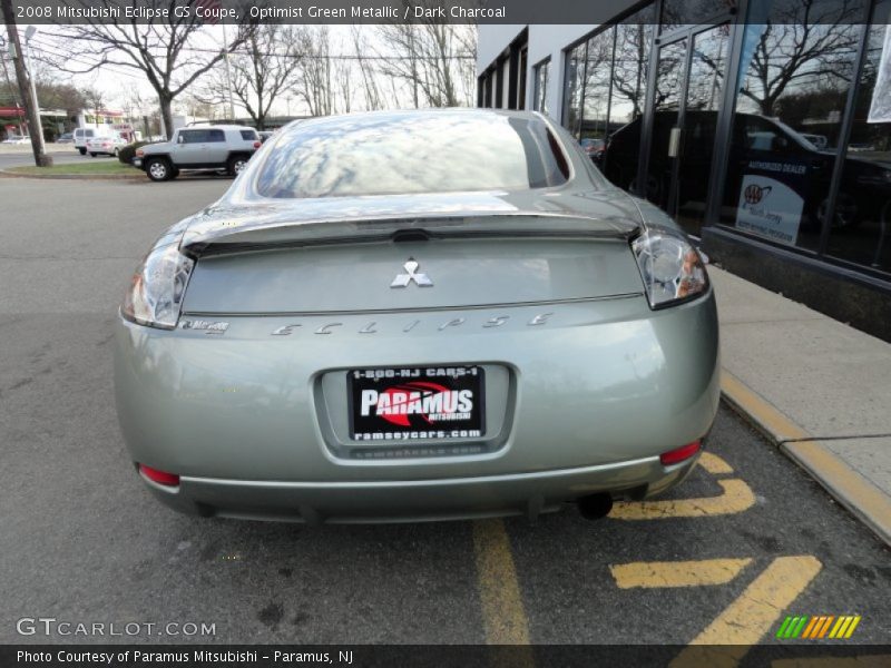 Optimist Green Metallic / Dark Charcoal 2008 Mitsubishi Eclipse GS Coupe