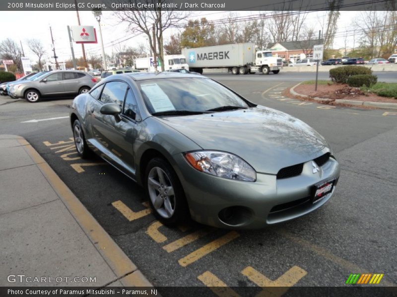 Optimist Green Metallic / Dark Charcoal 2008 Mitsubishi Eclipse GS Coupe