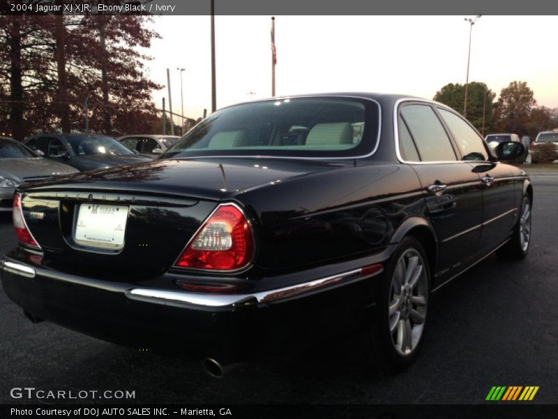Ebony Black / Ivory 2004 Jaguar XJ XJR