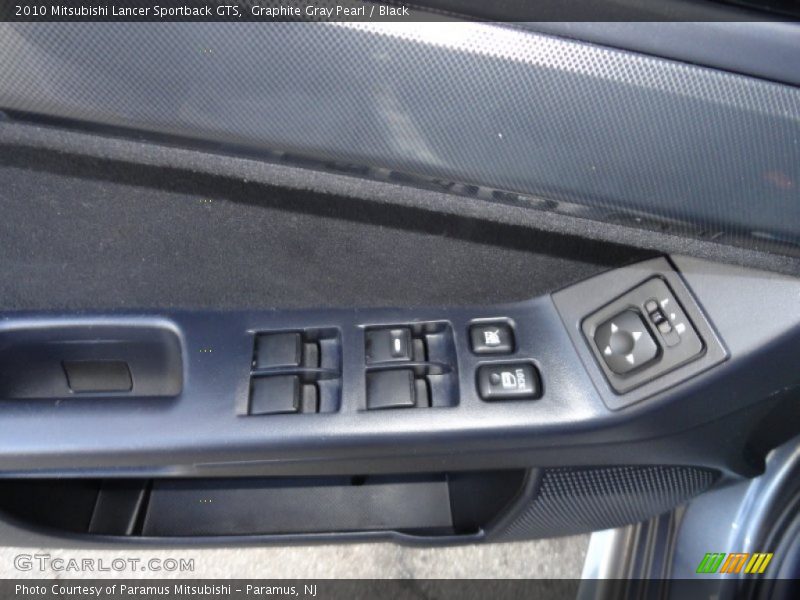 Graphite Gray Pearl / Black 2010 Mitsubishi Lancer Sportback GTS