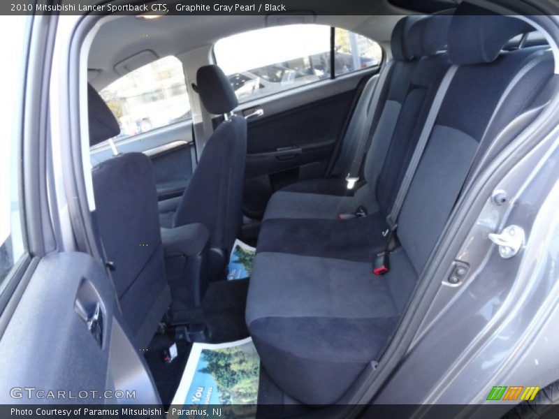 Graphite Gray Pearl / Black 2010 Mitsubishi Lancer Sportback GTS
