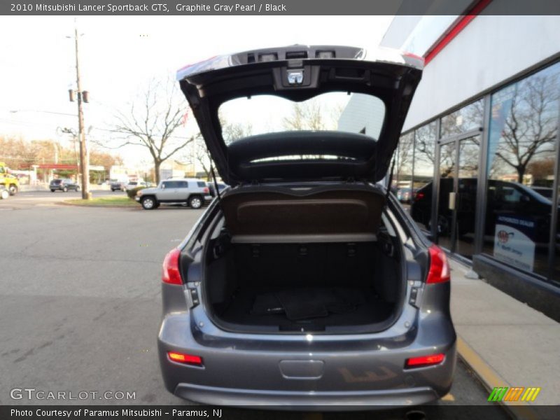 Graphite Gray Pearl / Black 2010 Mitsubishi Lancer Sportback GTS