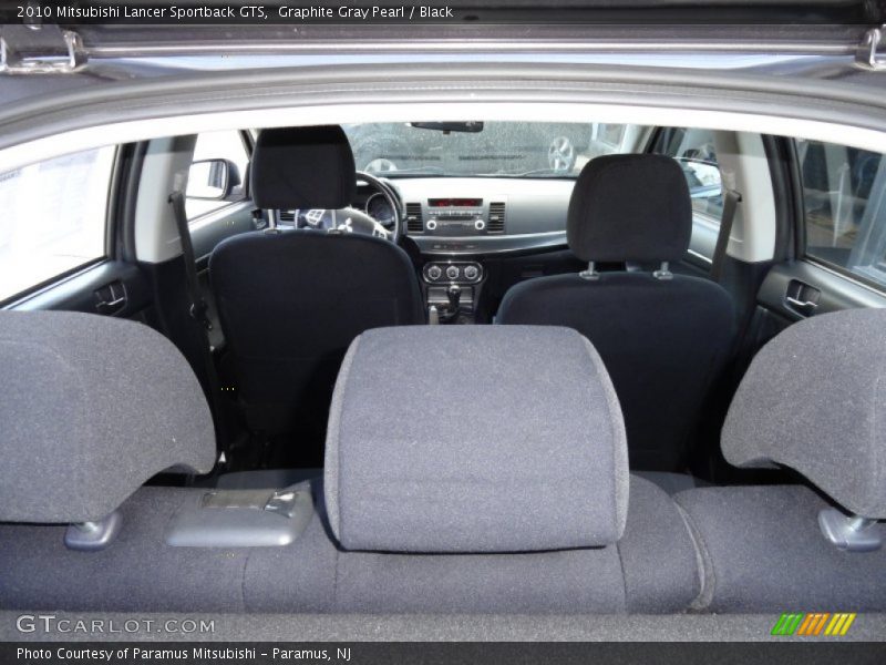 Graphite Gray Pearl / Black 2010 Mitsubishi Lancer Sportback GTS