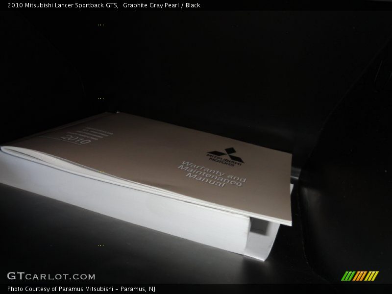 Graphite Gray Pearl / Black 2010 Mitsubishi Lancer Sportback GTS