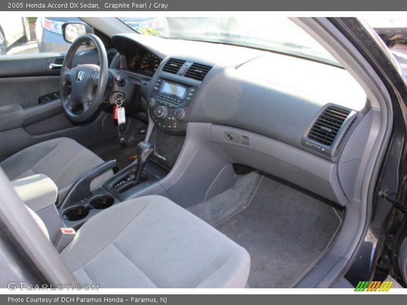 Graphite Pearl / Gray 2005 Honda Accord DX Sedan