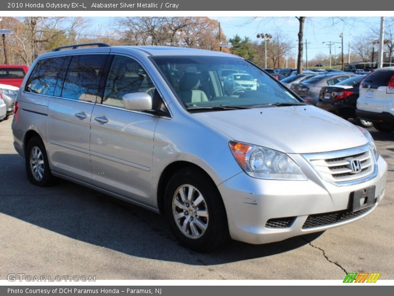 Alabaster Silver Metallic / Gray 2010 Honda Odyssey EX-L