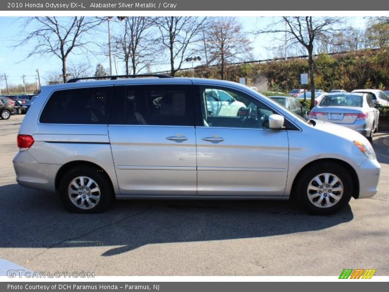 Alabaster Silver Metallic / Gray 2010 Honda Odyssey EX-L