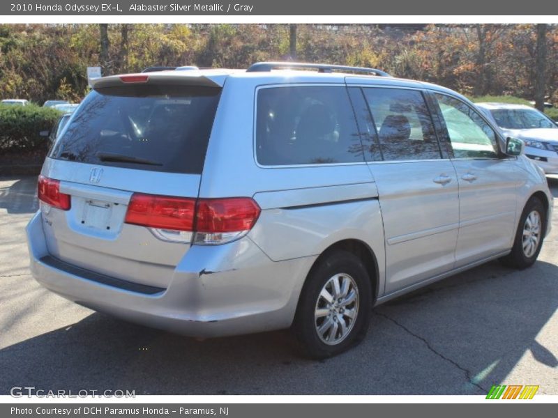 Alabaster Silver Metallic / Gray 2010 Honda Odyssey EX-L