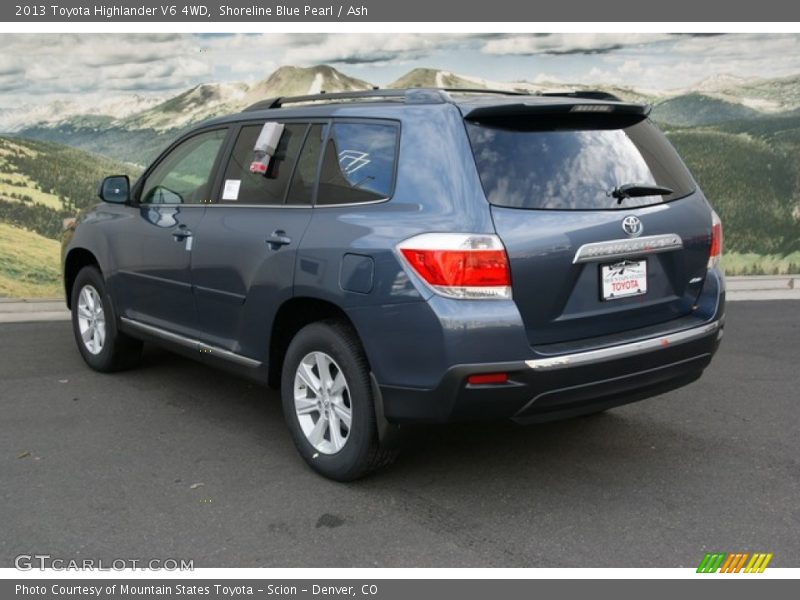 Shoreline Blue Pearl / Ash 2013 Toyota Highlander V6 4WD