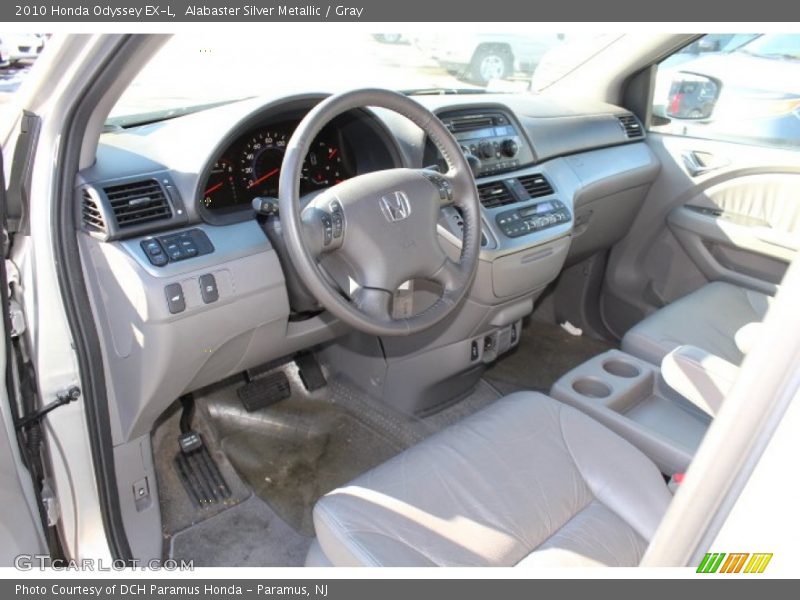 Alabaster Silver Metallic / Gray 2010 Honda Odyssey EX-L
