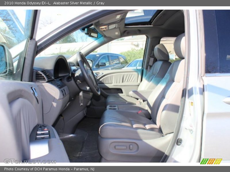 Alabaster Silver Metallic / Gray 2010 Honda Odyssey EX-L