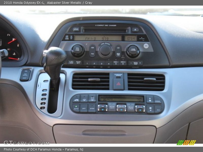 Alabaster Silver Metallic / Gray 2010 Honda Odyssey EX-L