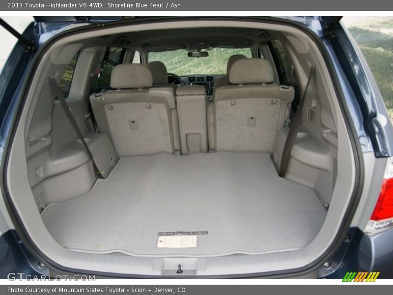 Shoreline Blue Pearl / Ash 2013 Toyota Highlander V6 4WD