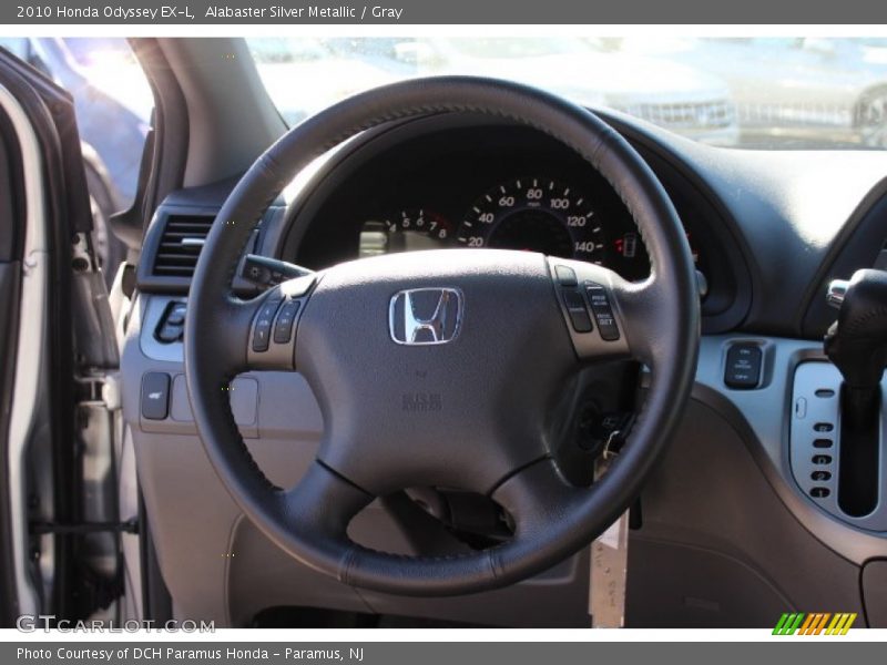 Alabaster Silver Metallic / Gray 2010 Honda Odyssey EX-L