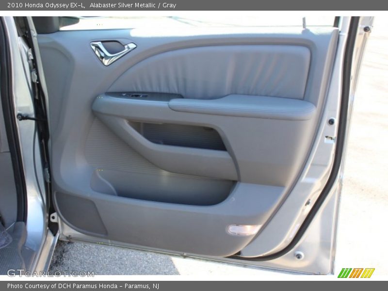 Alabaster Silver Metallic / Gray 2010 Honda Odyssey EX-L
