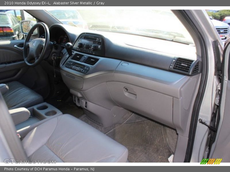 Alabaster Silver Metallic / Gray 2010 Honda Odyssey EX-L