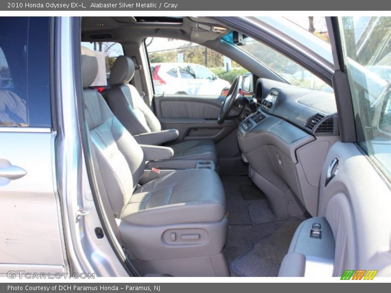 Alabaster Silver Metallic / Gray 2010 Honda Odyssey EX-L