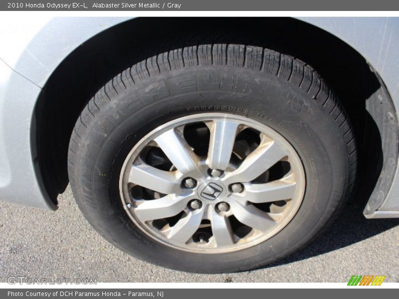 Alabaster Silver Metallic / Gray 2010 Honda Odyssey EX-L