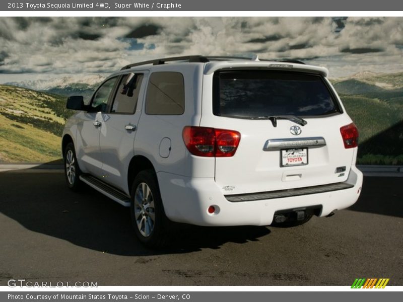 Super White / Graphite 2013 Toyota Sequoia Limited 4WD