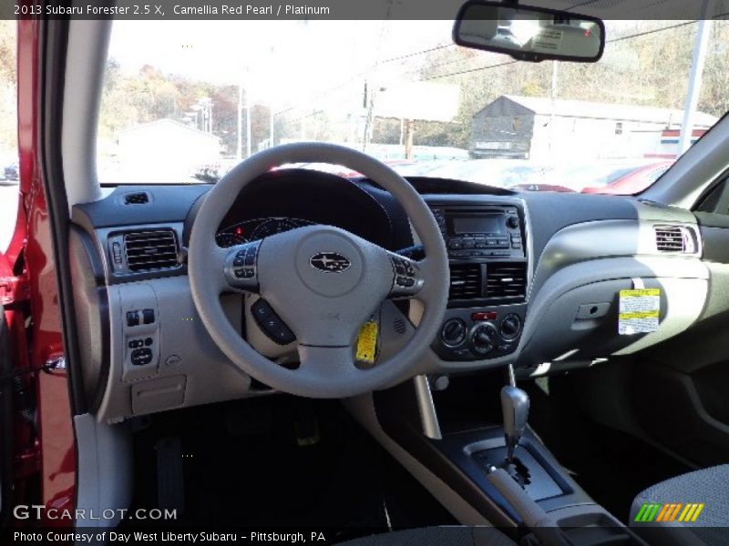 Camellia Red Pearl / Platinum 2013 Subaru Forester 2.5 X