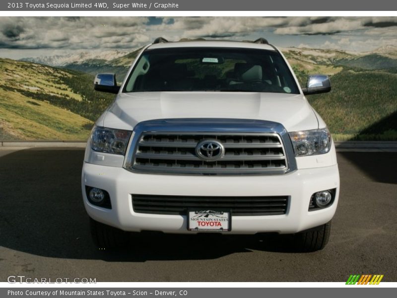 Super White / Graphite 2013 Toyota Sequoia Limited 4WD