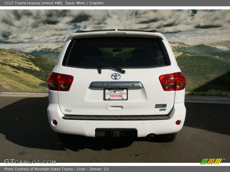 Super White / Graphite 2013 Toyota Sequoia Limited 4WD