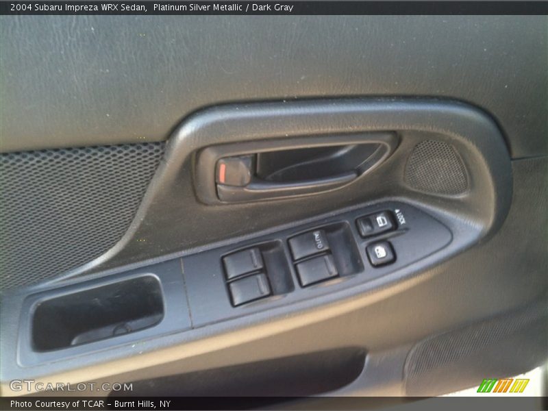 Platinum Silver Metallic / Dark Gray 2004 Subaru Impreza WRX Sedan